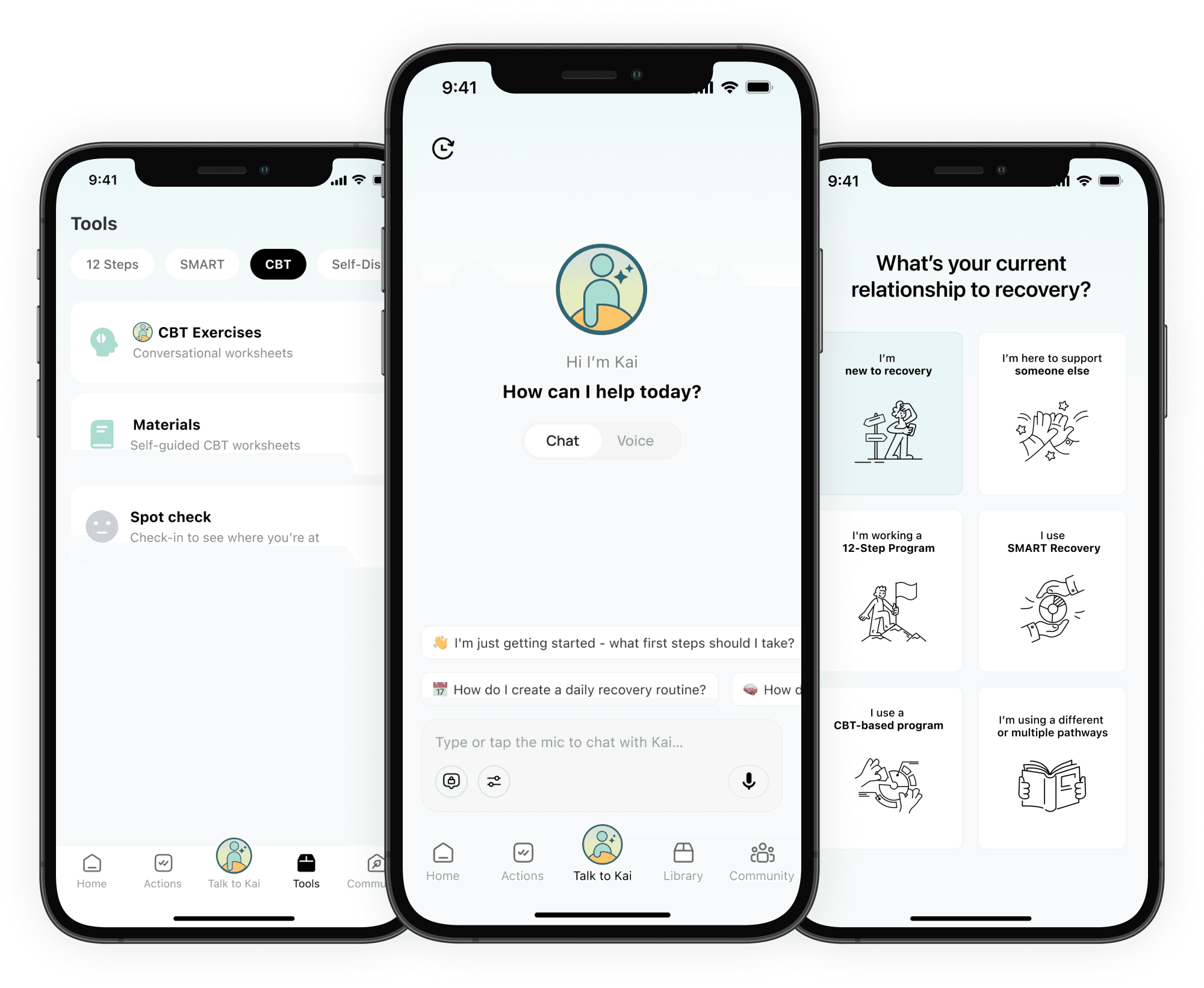 OpenRecovery app screenshots